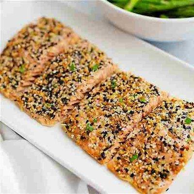 Everything Bagel Encrusted Salmon