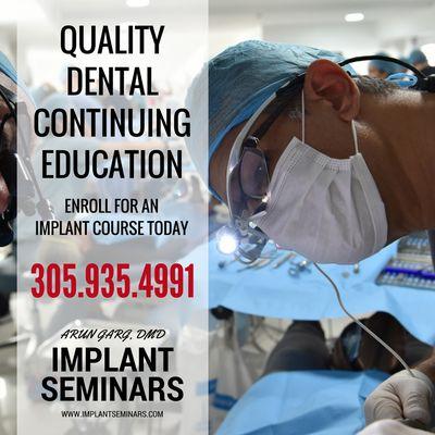 Visit www.implantseminars.com for more information!