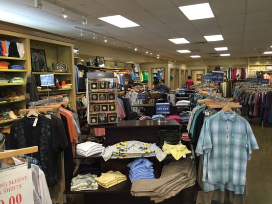 Men's clothing section