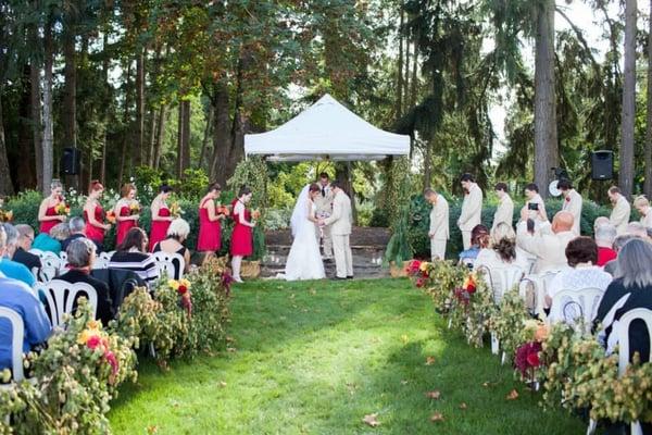 Jamie caught this photo during our ceremony while my father said a prayer. It is my most treasured photo!