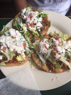 Chorizo tostadas