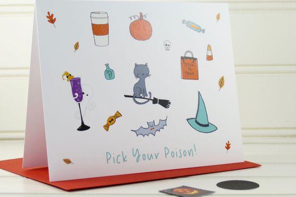 Playa Paper Halloween Greeting Cards beautifully printed by Florida Print Solutions.