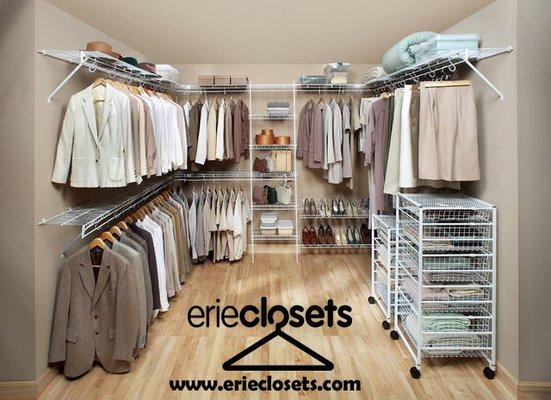 Erie Closets is an Authorized RUBBERMAID dealer.