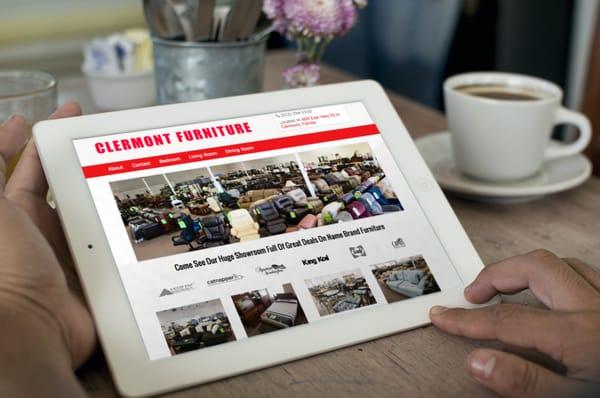 Website Design for Clermont Furniture