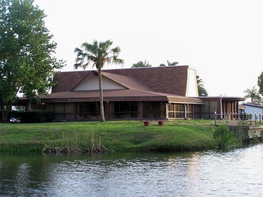 Clubhouse viewed from River Lagoon