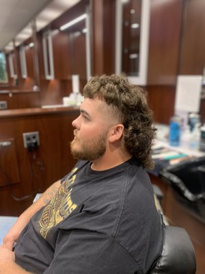 Mullets are back in style!  This one done by Bianca.