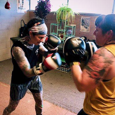 Putting in the work at Sweet Z's Boxing Gym in KCK