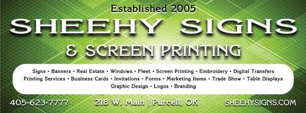 Sheehy Signs & Screen Printing