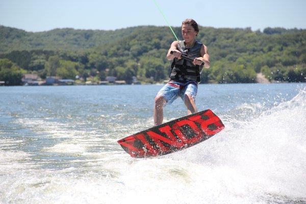 Wakeboarding lesson