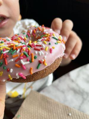 Strawberry donut