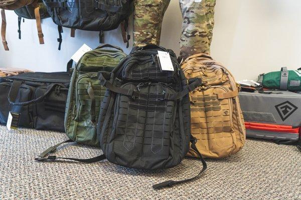 First Tactical Bags available in all colors & sizes.