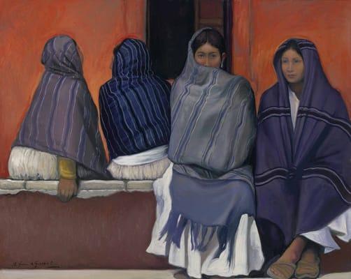 Four Women Limited Edition giclee on canvas