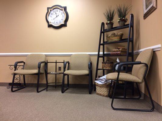 Our waiting room...which is usually empty as there is no waiting!