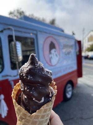 Brown Cap Soft Serve