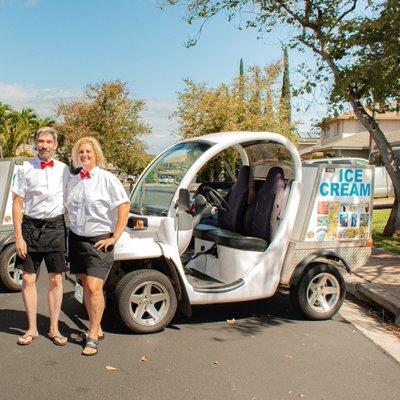 Maui Ice Cream Cart