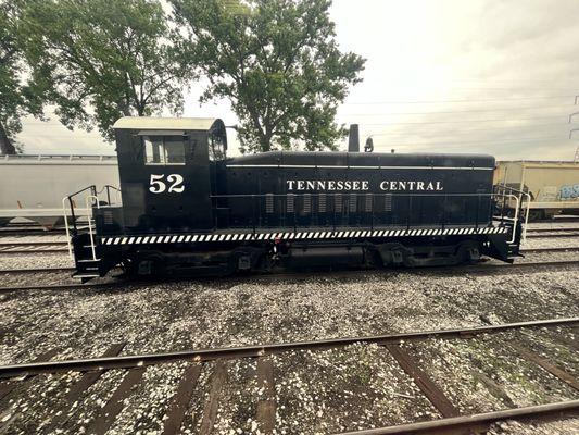 Tennessee Central locomotive on display