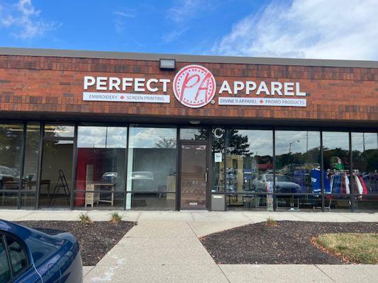 Look for this sign when visiting Perfect Apparel