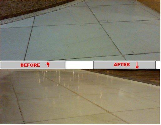 Before & After Floor Cleaning in Houston, TX