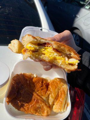 Breakfast sandwich