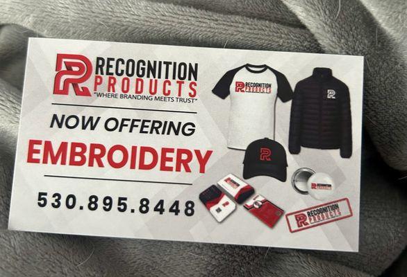 Recognition Products