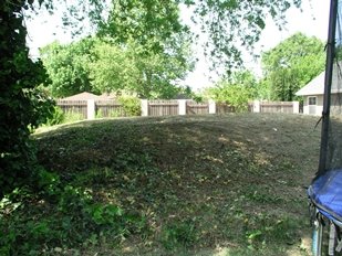 Before the installation of the Hoot Septic Treatment System.