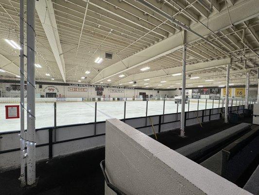 Glacier ice rink.