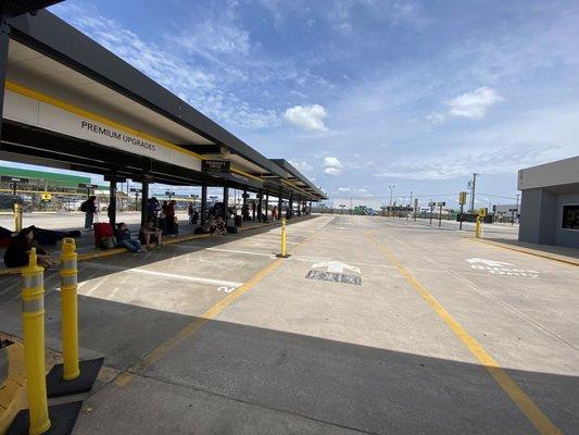 Do not rent from Hertz. Pictures tell a thousand words. Zero cars in the lot and at least 20 people waiting for their car.