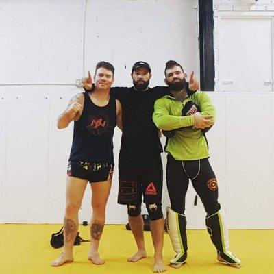 A couple top MMA athletes stopping by for some private lessons.