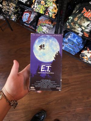 E.T. vhs I was able to grab while visiting!