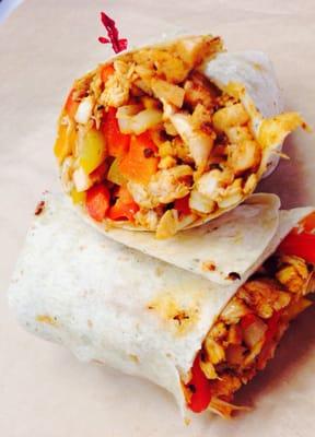 Chicken fajita wrap summer special $7.99