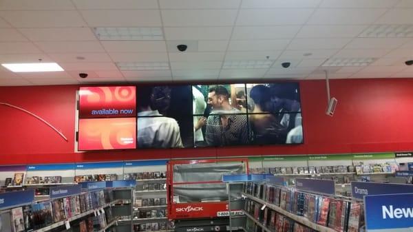 Target video wall install.