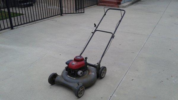 The ancient mower that Jester's brought back to life!