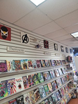 Comic book wall