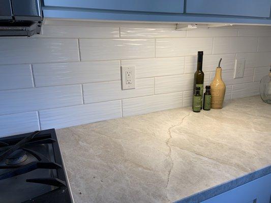 Kitchen backsplash