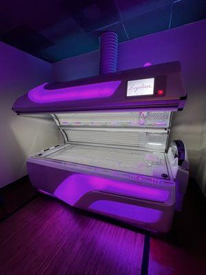 Try our newest tanning bed, the Vitality! Experience the best tech in the market. Red and blue light, and luxury comfort features