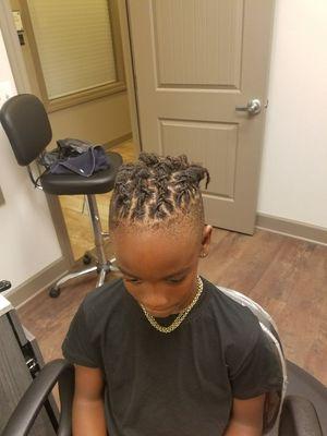 Retwist with style and shaved sides