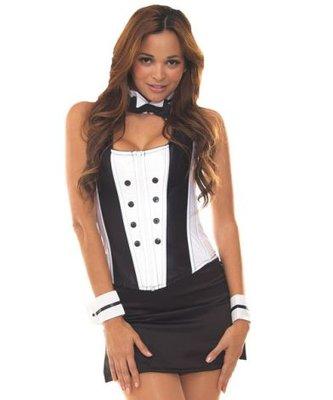 Tuxedo Corset