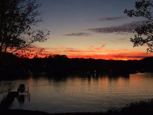 Sunset view from the Inn