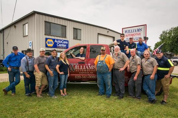 Williams Automotive Staff 2014