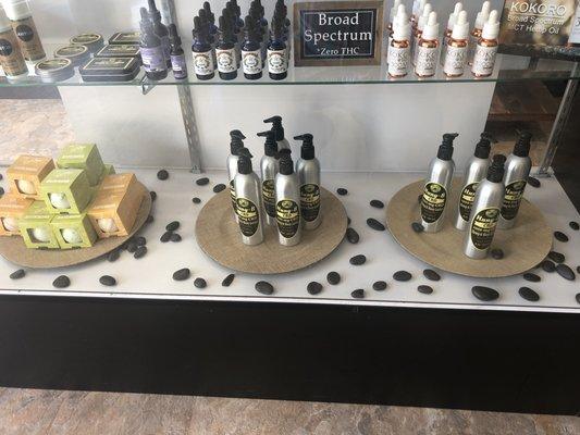 CBD Lotions and Bath Bombs