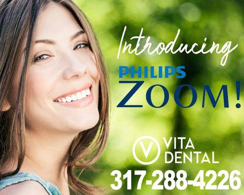 Zoom! teeth whitening in Fishers Indiana 317-288-4226