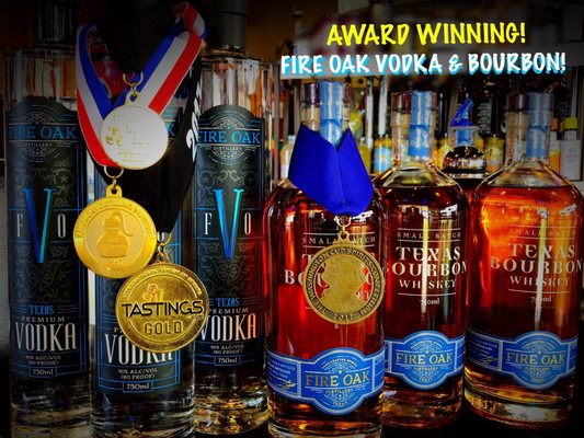 Award winning Vodka and Bourbon from Liberty Hill!