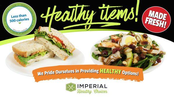 We provide quality healthy food items to our customers.