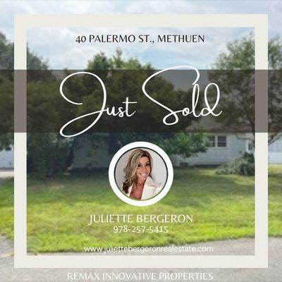 Just Sold in Methuen! Are you curious about what your home is worth? Call me today for a Free Home Value Report! I live in the neighborhood!