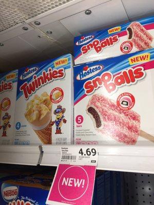 Ice cream Twinkies & Sno Balls! Just what I don't need!