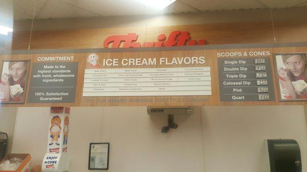 I'm in love Thrifty ice cream