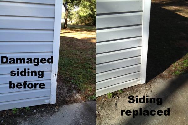 Siding and trim repair