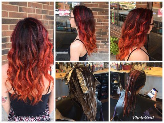 The Matrix Pulpcult colors and loving this Red to red orange on Ashley.