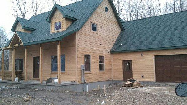 New roof and siding