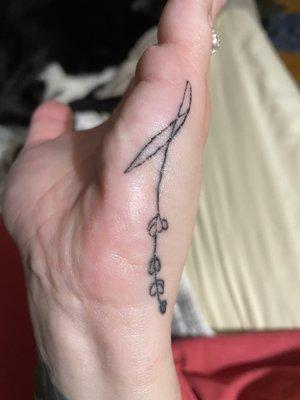 Hand tattoo